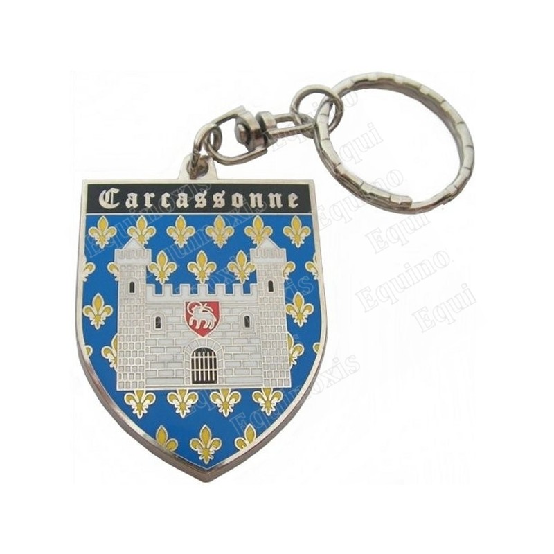 Porte-clefs régional – Blason Cité de Carcassonne