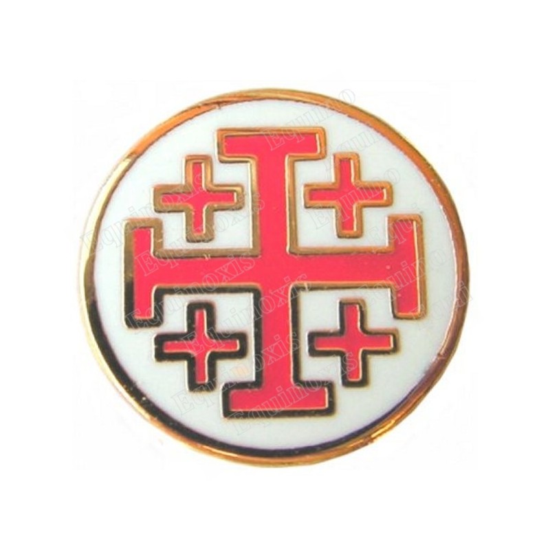 Pin's maçonnique – Croix de St-Jean de Jérusalem