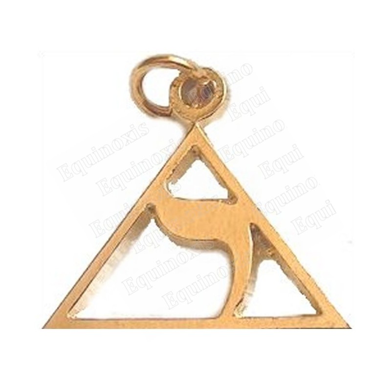 Pendentif maçonnique – Triangle et Yod