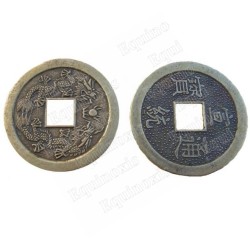 Pièces chinoises Feng-Shui – 38 mm – Lot de 10