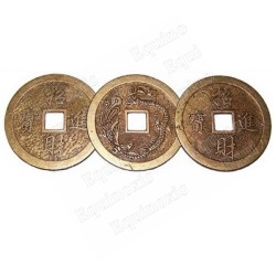 Pièces chinoises Feng-Shui – 45 mm – Lot de 10