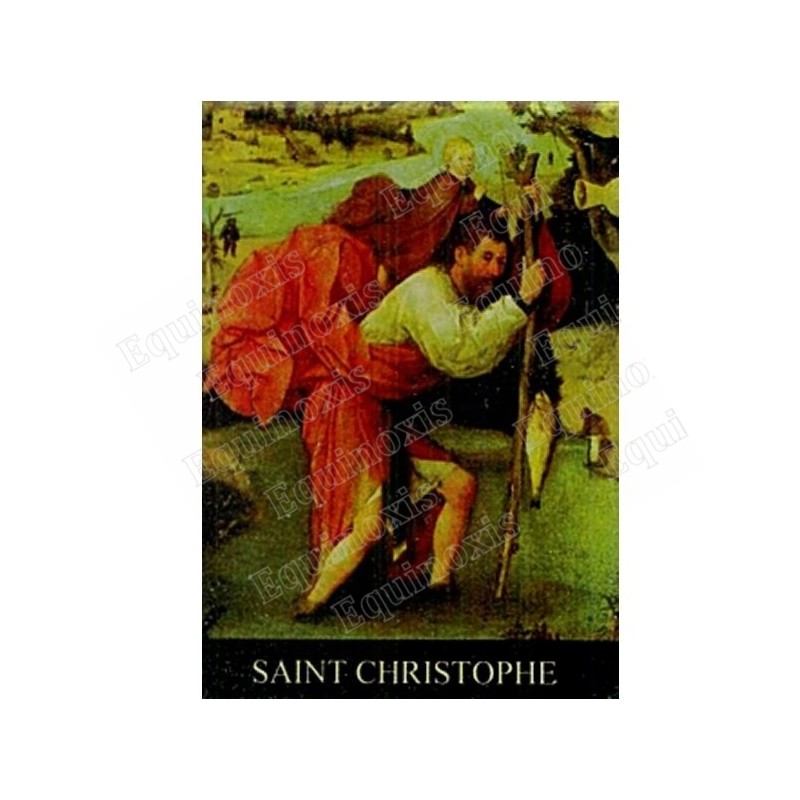 Magnet chrétien – Saint Christophe
