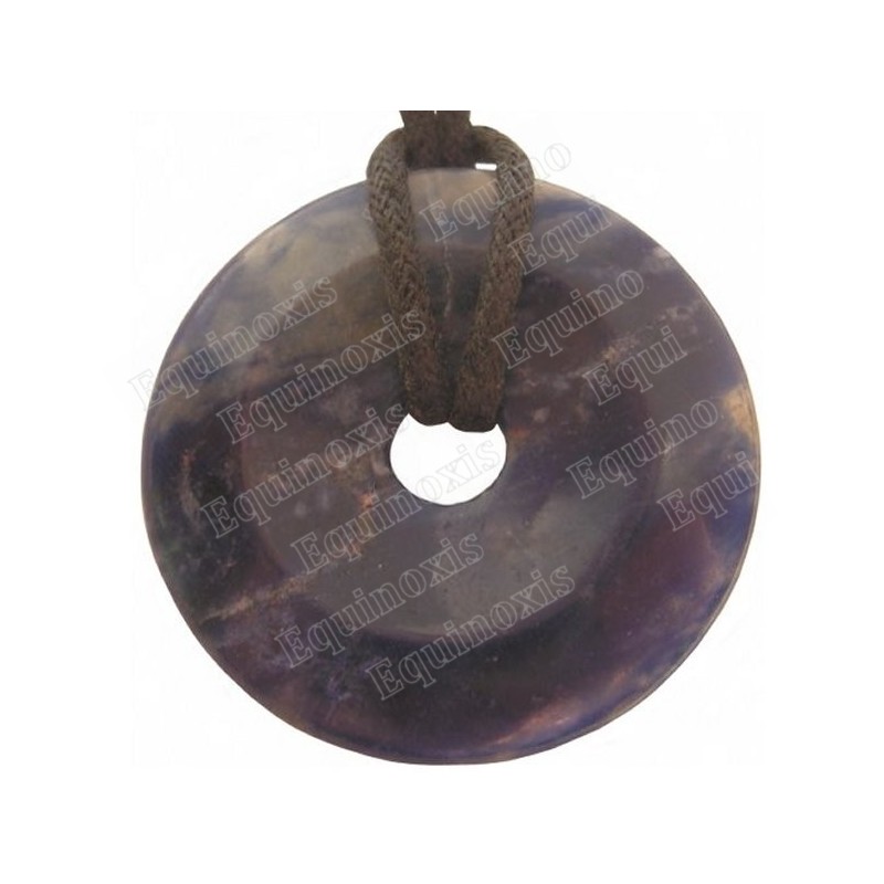 Pendentif pierre – Donut – Sodalite