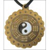 Pendentif Feng-Shui – Pa Koua & Tao – Bronze antique 