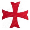 Croix templière rouge à coudre – PVC