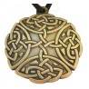 Pendentif celtique – Noeud celtique des 4 directions – Rond – Bronze antique