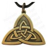Pendentif celtique – Triquetta – Bronze antique