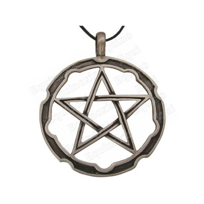 Pendentif symbolique – Pentagramme dans cercle