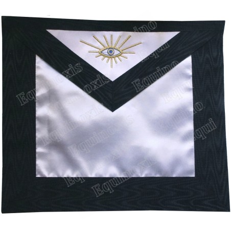 Tablier maçonnique en satin – Rit de Perfection – 4ème degré – Brodé machine