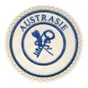 Badge / Macaron GLNF – Petite tenue provinciale – Grand Archiviste – Austrasie – Brodé machine