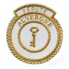 Badge / Macaron GLNF – Grande tenue provinciale – Député Grand Trésorier – Auvergne - Brodé main