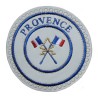 Badge / Macaron GLNF – Petite tenue provinciale – Passé Grand Porte-Etendard – Provence – Brodé machine