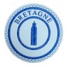 Badge / Macaron GLNF – Petite tenue provinciale – Deuxième Grand Surveillant – Bretagne – Brodé machine