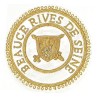 Badge / Macaron GLNF – Grande tenue provinciale – Grand Poursuivant – Beauce - Rives de Seine – Brodé main