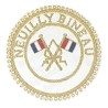 Badge / Macaron GLNF – Grande tenue provinciale – Passé Grand Porte-Etendard– Neuilly Bineau – Brodé main